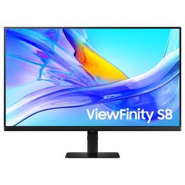 Samsung ViewFinity S8 S32D800UBU - S80UD Series - écran LED - USB - 32" - 3840 x 2160 UHD @ 60 Hz - IPS - 350 cd/m² - 1000:1 - HDR10 - 5 ms - HDMI, DisplayPort, USB-C - noir