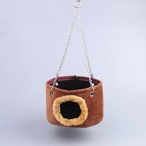 Oiseaux Hamac Suspendu Grotte Cage En Peluche Câlin Happy Hut Tente Lit Perroquets Jouets Nouveau