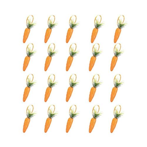 Carottes de Pâques Ornement suspendu Simulation Carottes Pendentif Personnalisé Mousse Légère Décoration