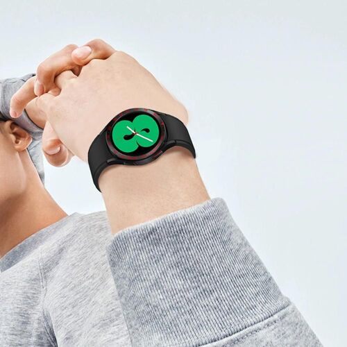 Smartwatch Lunette Anneau Avec Échelle Montre Pare-Chocs Métal Remplacement Pour Samsung 42mm,Type E Cercle Noir Lettre Rouge