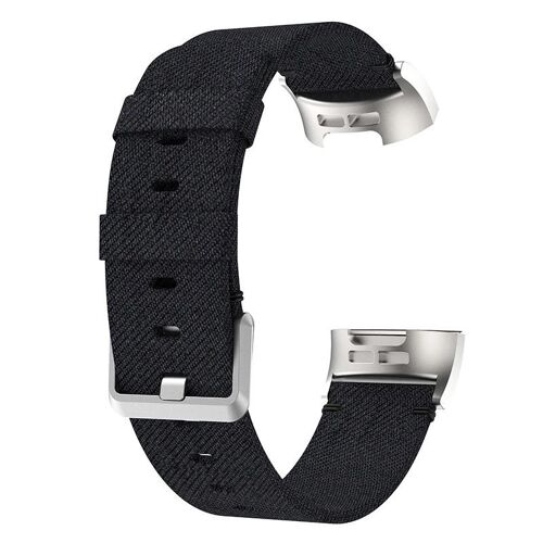Bracelet De Montre En Nylon Bracelet De Montre Ceinture De Remplacement À Dégagement Rapide Pour Fitbitcharge 3 Noir