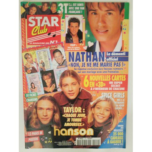 Star Club N119 Oct97 Magazine Revue Doc Gynéco/Hanson/2b3/Spice Girls/David Duchovny/Domino/Worlds Apart/Twin/Charly & Lulu/Patrick Bruel/Alliage/Olivier Carreras/3t/Nagui/Anthony Dupray/Ricky Martin/