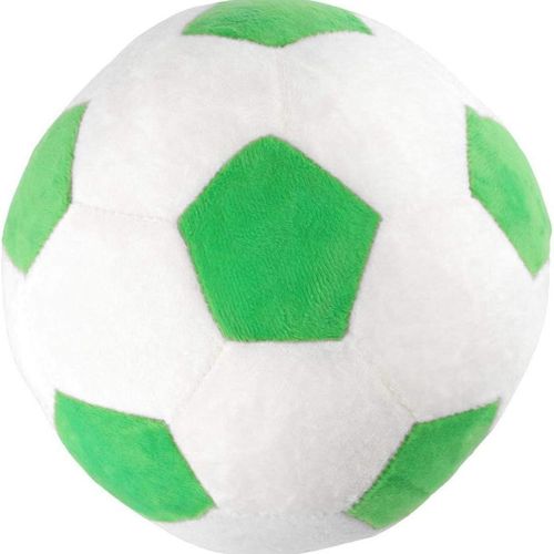 Coussin De Football Doux En Peluche De Football, Oreiller En Forme De Football, Vert 23x23cm Klb