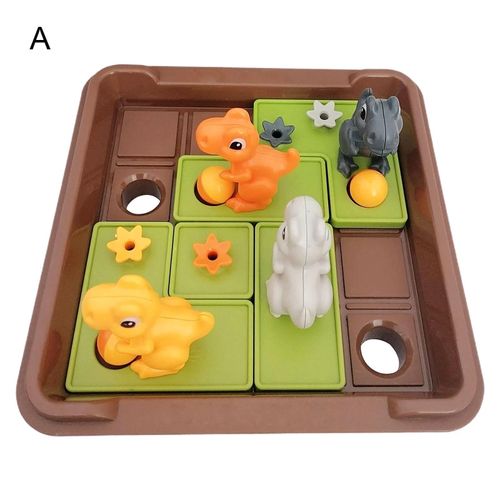 Dinosaure Mobile Astronaute Conception Damier Jeu De Formation Éducatif Kid Toy_B