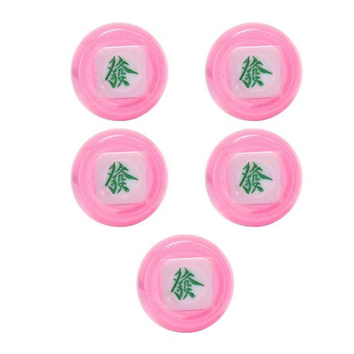 Jeu De Dés Mahjong 5 Pièces Avec Caractères Chinois Nord-Sud-Est Klb