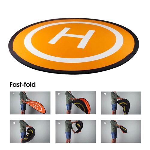 Tapis D'atterrissage Pliable Étanche Rond 55cm / 75cm / 110cm Rc Drone Tablier De Stationnement Tapis Pour Avion Model_C