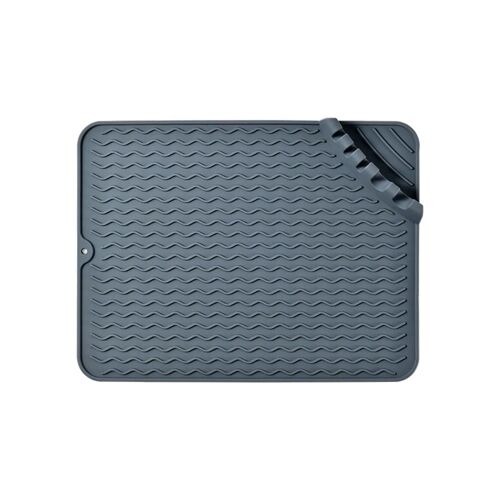 Coussin De Séchage De Vaisselle En Silicone Grand Tapis De Comptoir Antidérapant Résistant À La Chaleur Pour La Maison