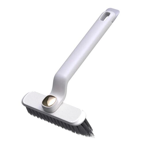 Brosse de nettoyage de crevasse rotative multifonction Brosse de nettoyage de lavabo domestique pour les espaces de carreaux de douche Blanc
