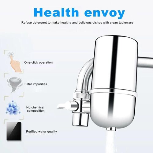 Robinet de cuisine Filtre à eau Mount Purificateur de robinet de filtration pour évier de cuisine à la maison Nouveau