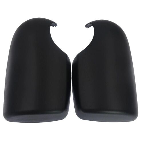 1 Paire De Couvercles De Rétroviseur En Plastique De Véhicule De Voiture Pour Ford Transit Mk6 Mk7 00-14_Black