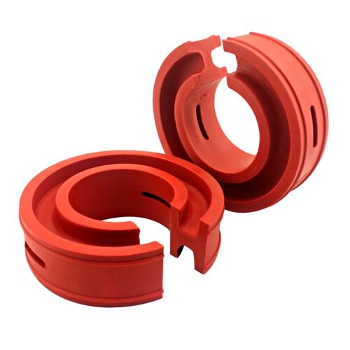 Universel 2pcs Auto Voiture Véhicule Amortisseur Tampon Ressort Pare-Chocs Cushion_Red_E