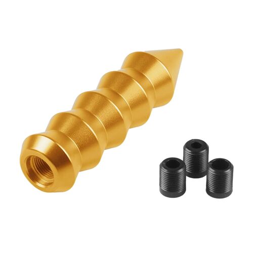 Alliage D'aluminium Universel Wave Club Racing Cone Gear Head Shifts Knob Handle_Golden