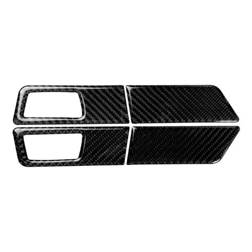 4pcs Voiture Côté Signal Clignotant Lampe Couvre Bougie Autocollants Pour Cruze 2009-2015_Black