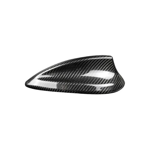 Garniture De Couvercle De Récepteur D'antenne D'aileron De Requin De Voiture En Fibre De Carbone Auto-Adhésive Pour Bmw F15 F16 F20 F21 F26 F45 F46 F48 F49 F85 F86_Black