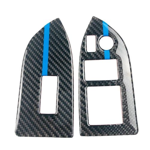 2 Autocollants De Lève-Vitre Droit Avec Tablette De Parfum Pour Toyota 86 Subaru Brz_Blue