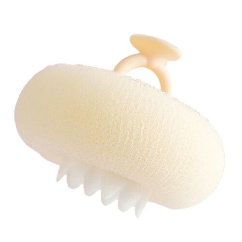 Boule De Bain À Ventouse De Tournesol Super Douce 2 En 1 Boule De Bain De Serviette De Gommage Exfoliante Pour Le Lavage Complet Du Corps Beige