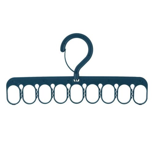 Multifonctionnel Séchoir Cintre Coupe-vent Sous-vêtements Chaussettes Cintre Nordique Ménage Armoire Cintre Bleu