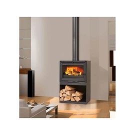 Poêle à bois Clairvoy 7kW peint noir GODIN - 411104KANTH