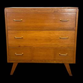 Commode Vintage Pieds Compas Marron