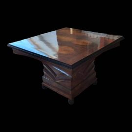 Table De Repas Art Deco Vnitien Marron