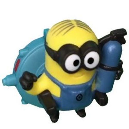 Figurine "Kinder" (2023) - Les Minions Dans L'espace / N° 8 - Dave ( Vt421 / Vt-421 ) Avec Bpz