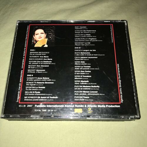 Mariana Nicolesco De Pe Scenele Lumii In Romania Live Coffret 3 Dvd Set Opera