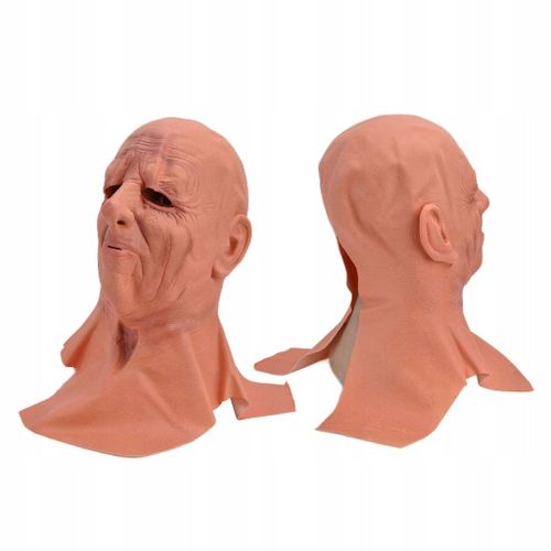 Masque De Vieil Homme Réaliste 43x23x22 Cm