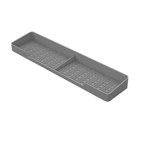 Support de rangement en silicone Assaisonnement Support de stockage Outil de stockage portable pour ustensiles de cuisine Gris,chargé une seule fois