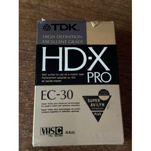 Cassette VHS-c HDXPro TDK