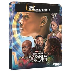 Black Panther : Wakanda Forever - Exclusivité Fnac Boîtier Steelbook® - 4k Ultra Hd + Blu-Ray