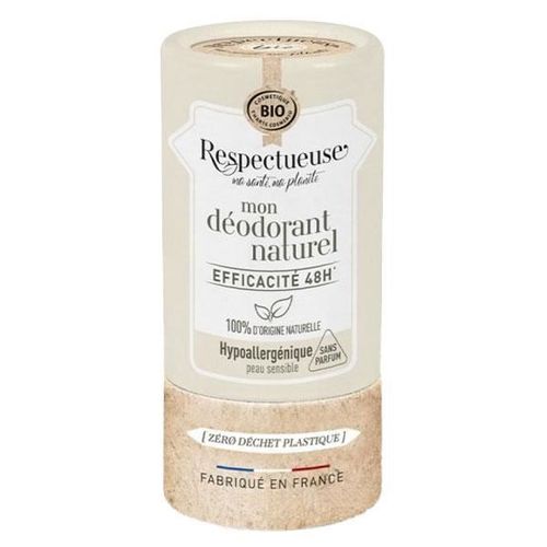 Respectueuse Mon Déodorant Naturel Hypoallergénique Bio 50g 