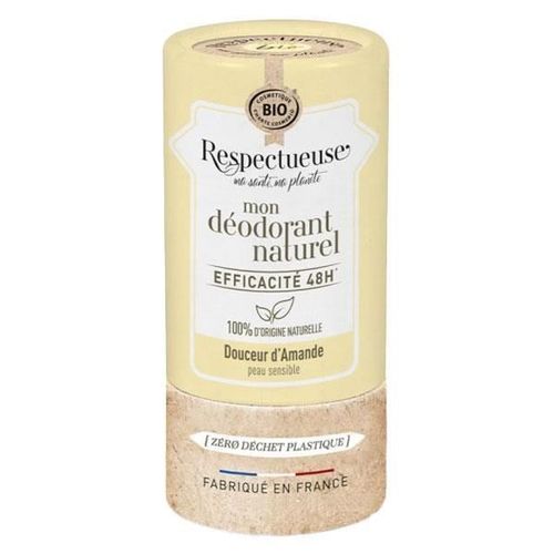 Respectueuse Mon Déodorant Naturel Douceur D'amande Bio 50g 