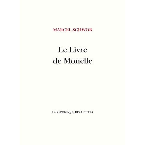 Le Livre De Monelle