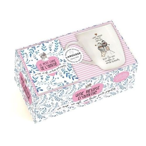 Un Heure D'amitié - Un Mug, Un Café, Une Heure Pour Papoter - Avec Un Mug Et Un Livre