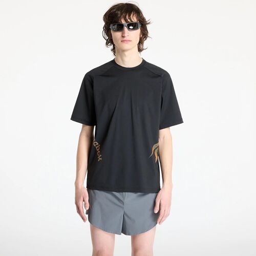 T-Shirt Reebok Run Tee Unisex Washed Black/ Grey 3 S
