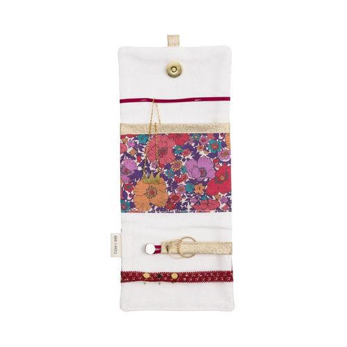 Kit Couture Petite Pochette Bijoux Flora ¿ Com¿1 Idée | Élégance Et Praticité Pour Vos Bijoux. Color : Multicolore