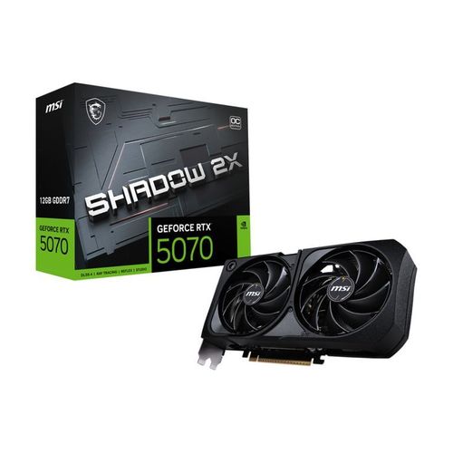 MSI GeForce RTX 5070 12G SHADOW 2X OC NVIDIA 12 Go GDDR7