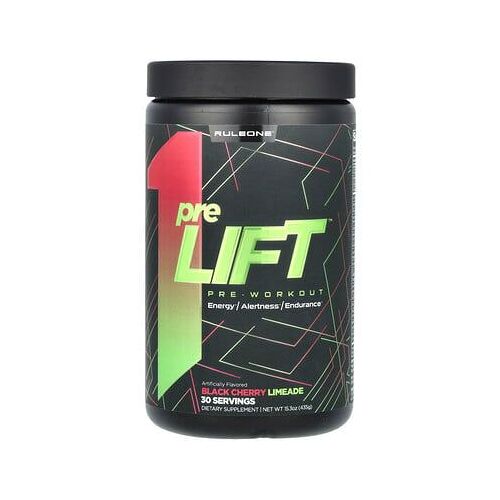 Rule One Proteins Prelift, Pré-Entraînement, Citronnade À La Cerise Noire, 435 G