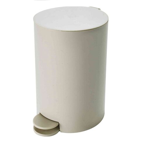 Poubelle à pédale 3L en plastique