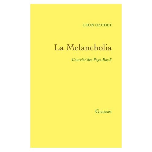 La Melancholia - Courrier Des Pays-Bas Tome 3