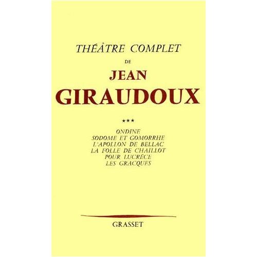 Théâtre Complet T03