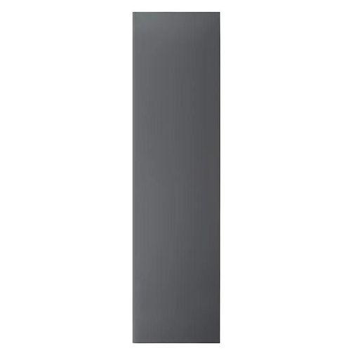 Joue de finition Stevia gris anthracite brillant L. 64 cm x H. 240 cm Caraway Innovo GoodHome