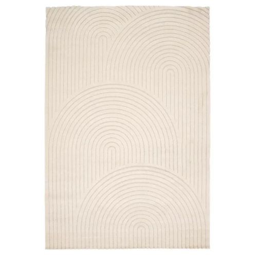 Tapis Poils Longs Arche Wapiti Goodhome L. 200cm X L. 290cm Blanc