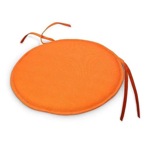 Galette de chaise ronde Cocos orange