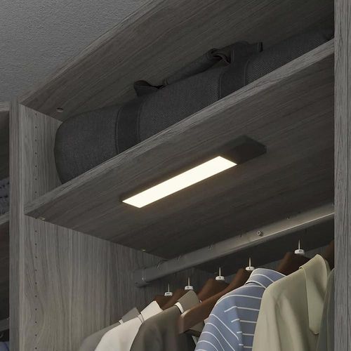 Réglette Sous Meuble Gamboa Led Intégrée Blanc Neutre Ip20 135lm 2w L.30xl.5xh.1cm Noir Goodhome