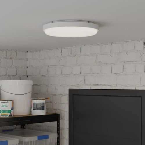 Hublot Almagro Led Intégrée Blanc Neutre Ip44 1200lm 20w ¿35xl.6cm Blanc Goodhome