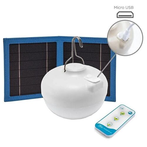 Lampe À Poser Led Solaire Cherry 900lm 9w Ip54 Blanc Chaud Newgarden Rechargeable Blanc