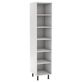 Colonne De Cuisine Avec Tablettes Goodhome Blanc L. 50 X H. 216 Cm