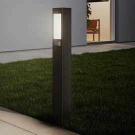 Potelet Davern Led Intégrée 2000lm 20w Ip65 Goodhome Noir