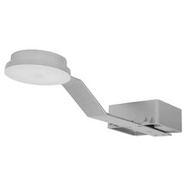 Spot De Salle De Bain Emera Led Intégrée 480lm 7w Ip44 Variable Goodhome Argent